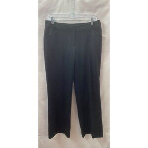 Tahari Arthur S. Levine Size 6P Black Petite Pants